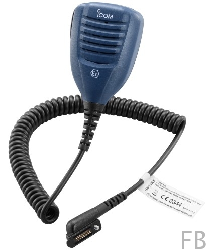ICOM HM-203EX Lautsprechermikrofon nach IP67 / ATEX Einstufung