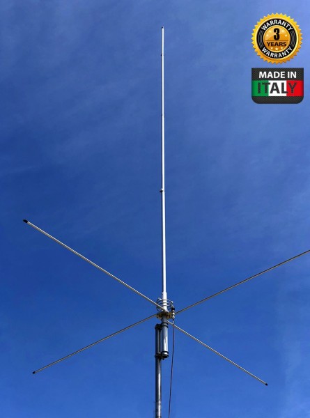 Grazioli FE6V Vertikale 5/8 Lambda Antenne 50 bis 54 MHz