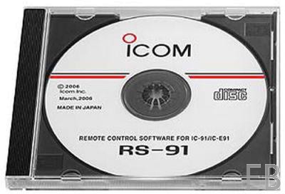 Icom RS-91 Programmiersoftware mit RS232 Interface