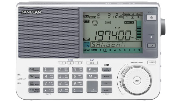 Sangean ATS 909X2 Weltempfänger SSB Empfang Weiß