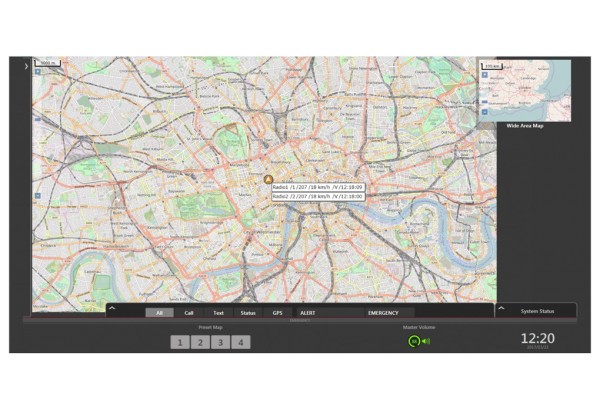 Kenwood KAS-20 GPS- und Dispatcher-Software