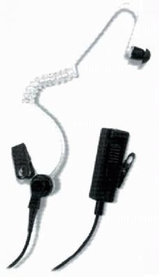 Kenwood KHS-8BL Tarnhörer mit Ohrhörer und eingebaute PTT