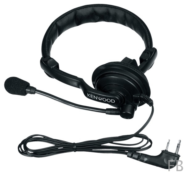 Kenwood KHS-7 einseitiger Kopfhörer mit Lippenmikrofon