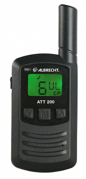 Albrecht ATT 200 Mini PMR446 Handfunkgerät mit USB Ladefunktion