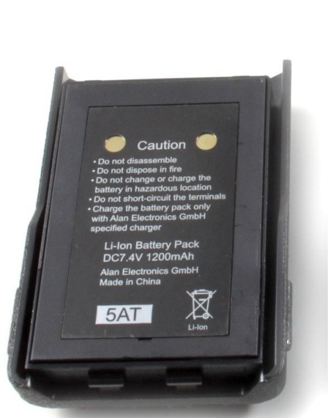 Albrecht Ersatzakku 1200mAh für Tectalk Duro XS Handfunkgeräte