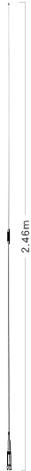 Diamond NR-22L 2m Band Antennenstrahler246cm Länge