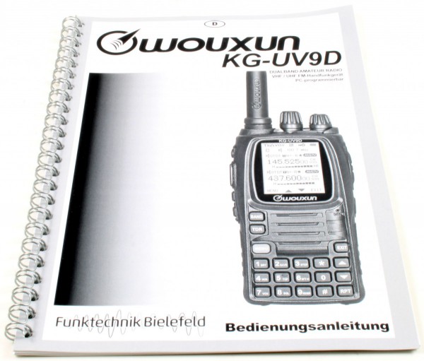 Wouxun KG-UV9D Anleitung in Deutsch