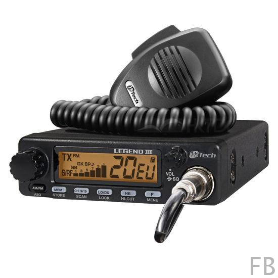 M-Tech Legend III CB Mobilfunkgerät Multinorm 4Watt AM/FM