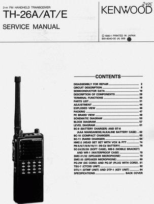 Kenwood TH-26A/AT/E Service Manual