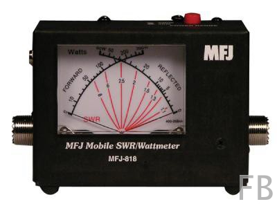 MFJ-818 SWR / WATTMETER, MOBILE, HF, 2KW