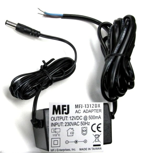 MFJ-1312DX Netzadapter 12 VDC 2,1mm Buchse