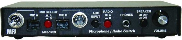 MFJ-1263 Mikrofon / Funkgeräte Umschalter