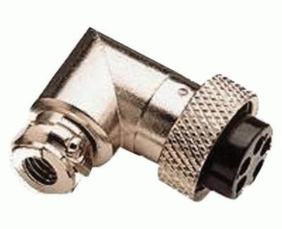 Mikrofonstecker 6-polig abgewinkelt