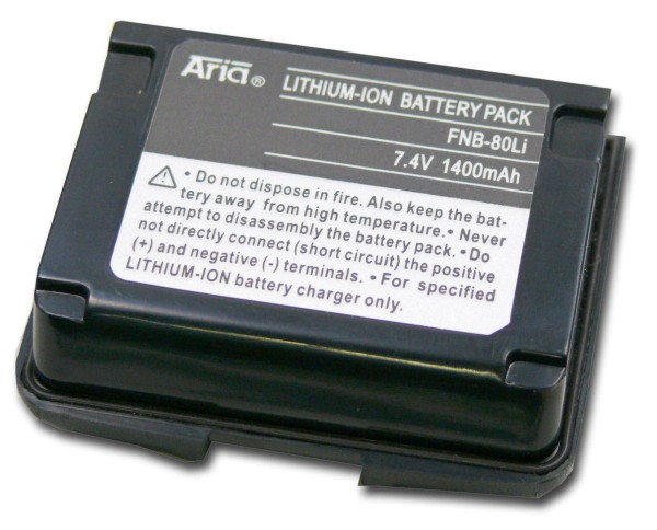 Yaesu FNB-80 OEM Akkupack Li-Ion-Akku 7,4V/1400mA f. VX-5R/7R