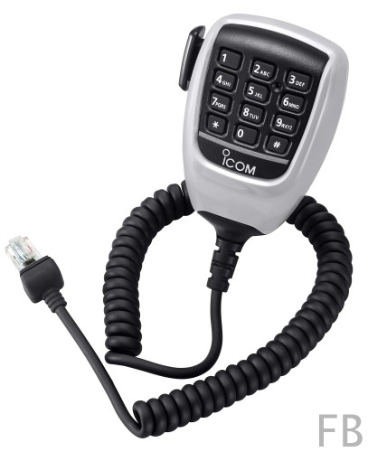 ICOM HM-148T DTMF Handmikrofon robuste Ausführung Westernstecker