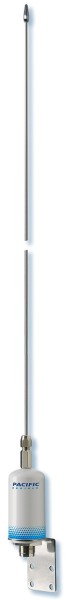 Pacific Aerials P6001 schlanke UKW Seefunkantenne mit Winkelhalter für Mastmontagen