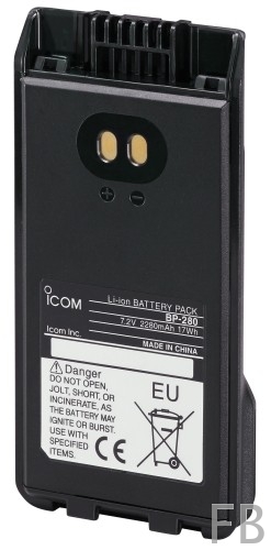 Icom BP-280 Lithium Ionen Akku 7,2 Volt 2280 (2400max) mAh