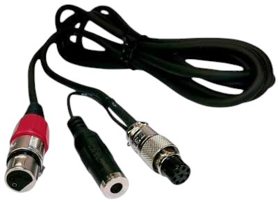 Heil CC-1-K-8 Adapterkabel, 8-polig rund Mic-Stecker Kenwood