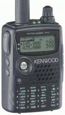 KENWOOD TH-F7 FMデュアルバンダー Kenwood TH-F7E 2m/70cm Twinband Amateurfunk Handfunkgerät mit