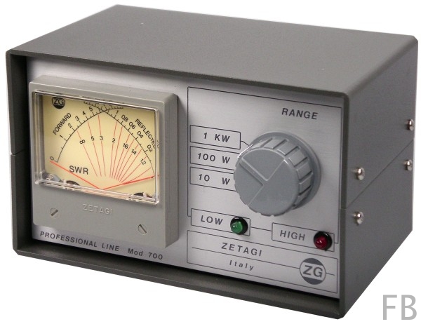 Zetagi SWR 700 SWR/Wattmeter für Kurzwelle und 2m/70cm Band