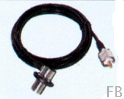 Yaesu COX-2MM PL Einbaufuss mit 2 Meter Kabel und PL-Stecker 