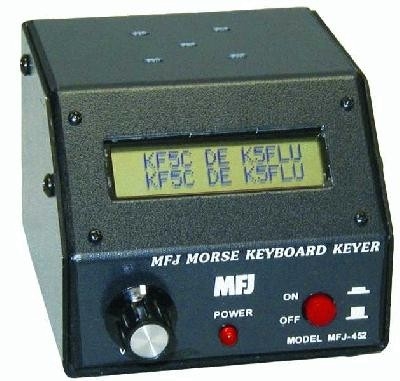 MFJ-452 CW Keyboard Keyer w/Display und Keyboard