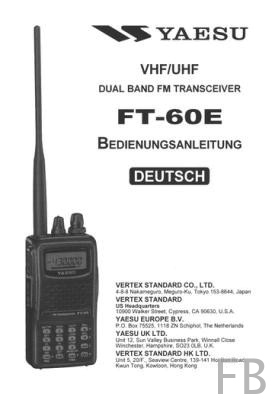 Yaesu FT-60E Bedienungsanleitung