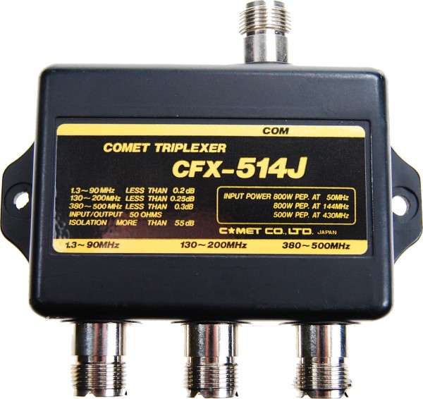 Comet CFX-514J Triplexer HF/6m und 2m und 70cm Band