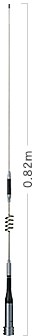 Diamond SG-9600 6m/2m/70cm Dreiband PL-Mobilantenne 82cm