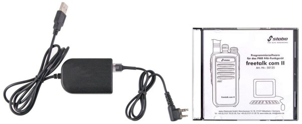 Stabo Programmiersoftware mit PC-Interface für Freetalk COM II Handfunkgeräte
