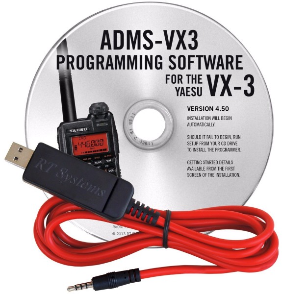 Yaesu ADMS-VX3 Software + USB-57A Programmierkabel