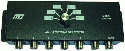 MFJ-1701 6-fach Antennenumschalter bis 30 MHz