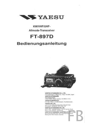 Yaesu FT-897D Bedienungsanleitung in Deutsch
