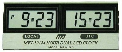 MFJ-108B 12/24 Hour LCD Uhr