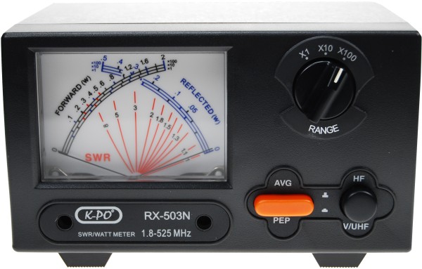 K-PO RX-503N Kreuzzeiger SWR/Wattmeter 1,8-525 MHz