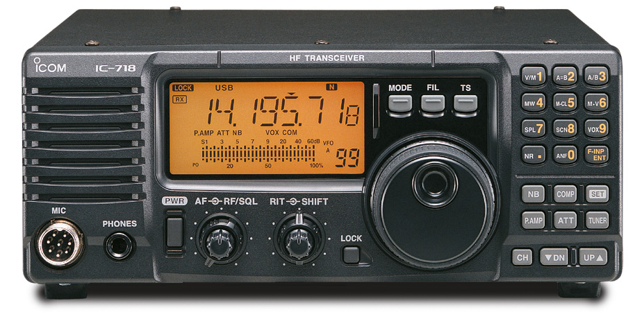 Icom IC-718 HF Kurzwellen Transceiver mit bis zu 100 Watt