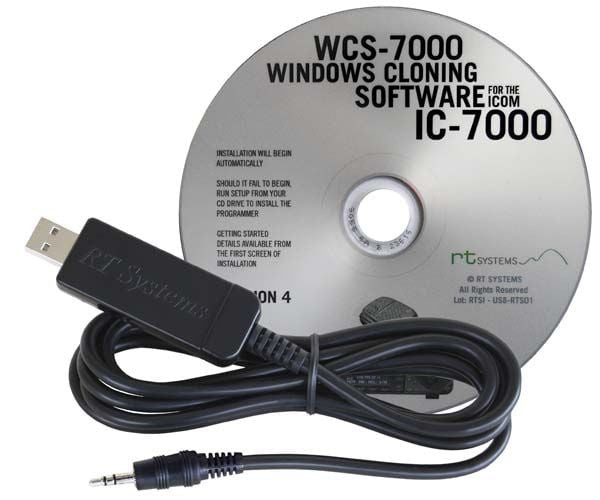 Programmiersoftware für IC-7000 inkl. USB-RTS01 Programmierkabel für ICOM IC-7000