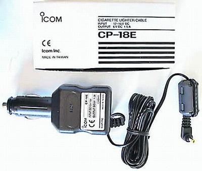 Icom CP-18E Zigarettenanzünderkabel.
