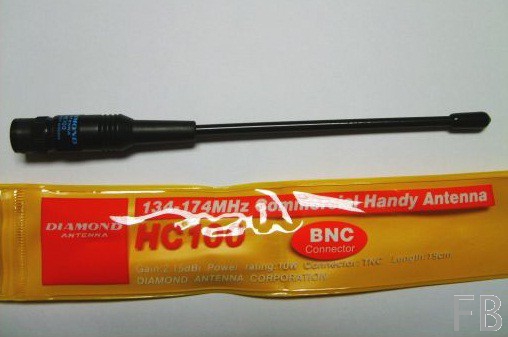 Diamond HC-100B BNC 134-174 MHz abstimmbar 19cm Länge